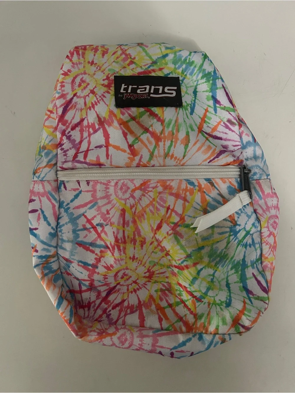 Jansport Multicolor Tie-Dye Canvas Backpack